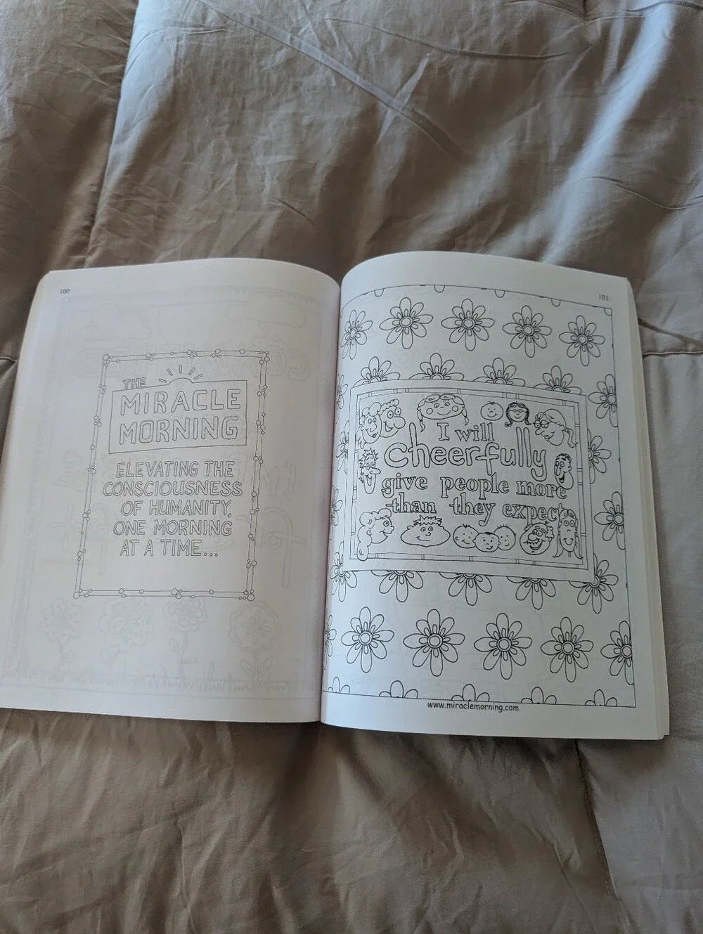 The Miracle Morning Art of Affirmations Purple Sunset Coloring Book by Hal Elrod